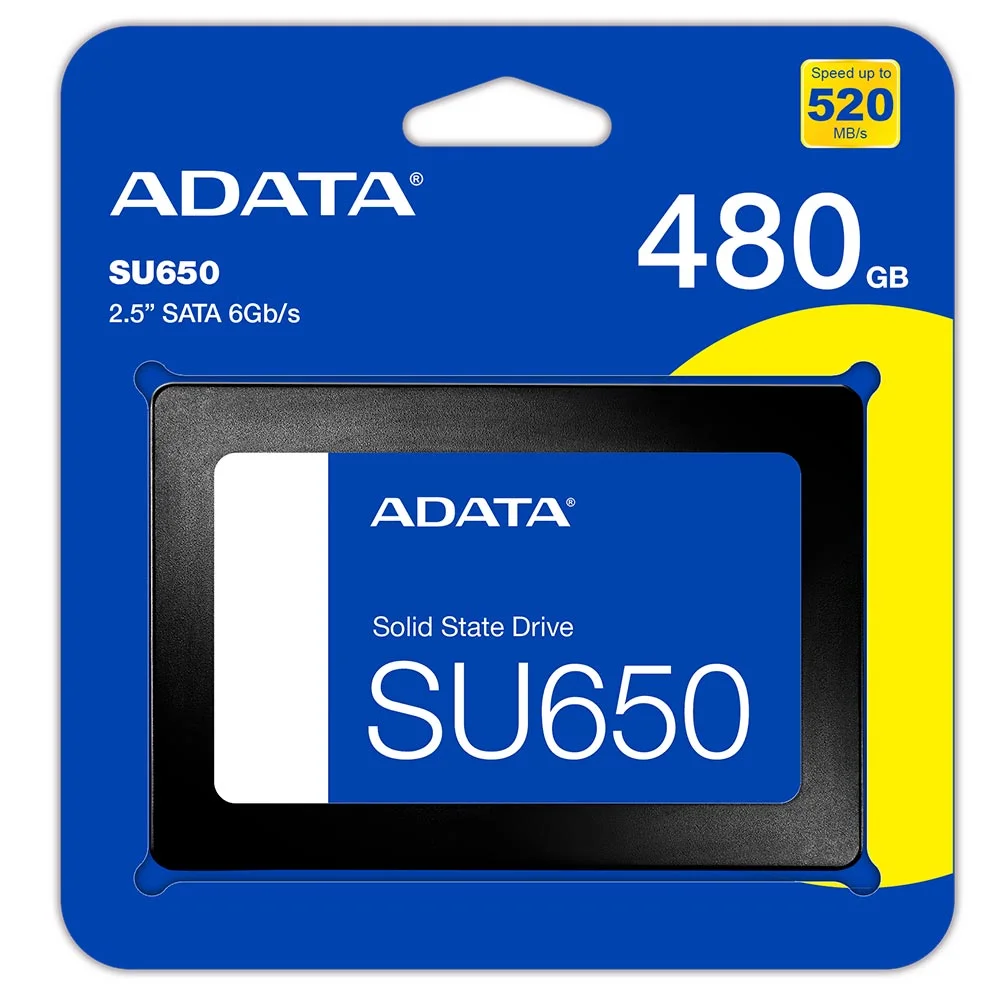 Imagem 2 de 3 do produto SSD Adata 480GB Su650 2.5" Sata 3 - Asu650ss-480gt-r