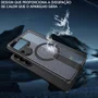 Brcshop | Capa Protetora Magnética Samsung Galaxy S26 Ultra Compatível Magsafe, Anti-Aquecimento, Suporte e Carregamento por Aproximação - Cor: Preto