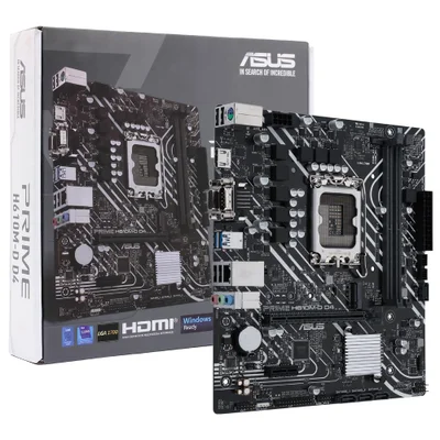 Placa Mãe Asus Prime H610m-d D4 Socket LGA 1700 / Vga / Ddr4