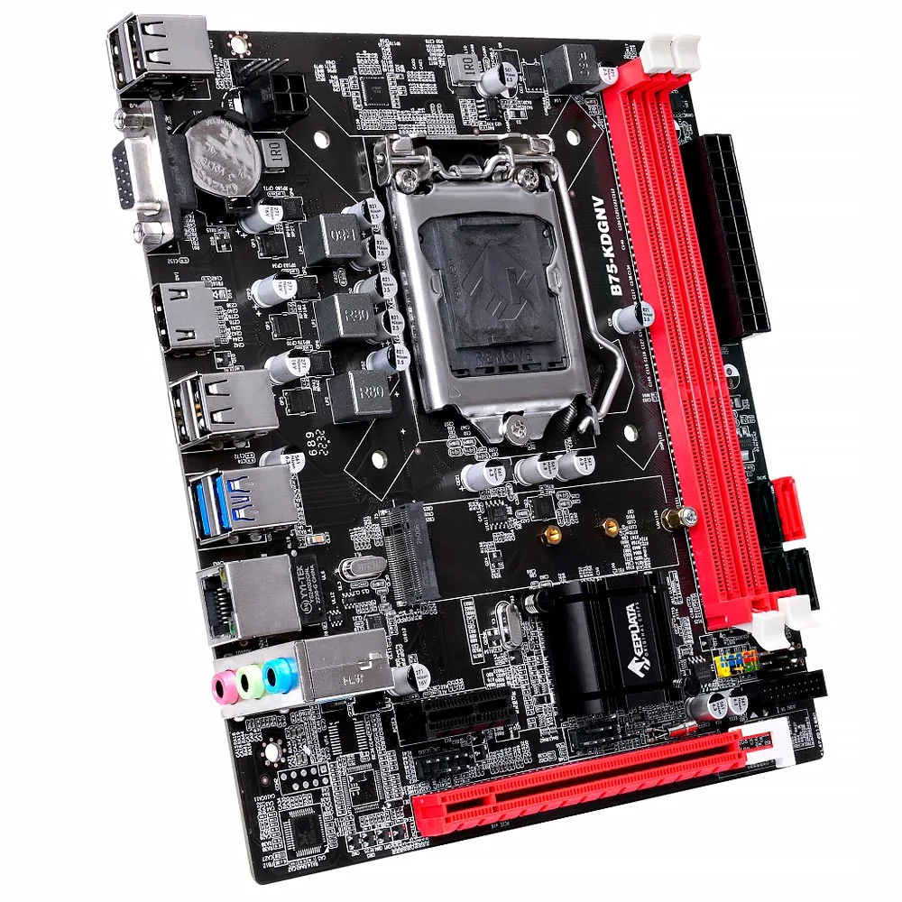 Imagem 3 de 3 do produto Placa Mãe Keepdata B75-kdgnv Socket LGA  1155 / Vga / Ddr3