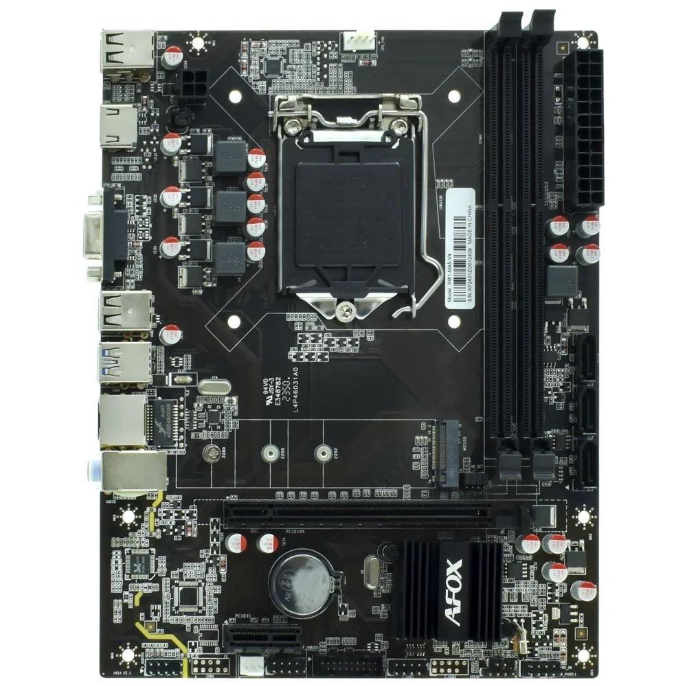 Imagem 2 de 3 do produto Placa Mãe Afox Ih81-ma5-v4 Socket LGA  1150 / Vga / Ddr3