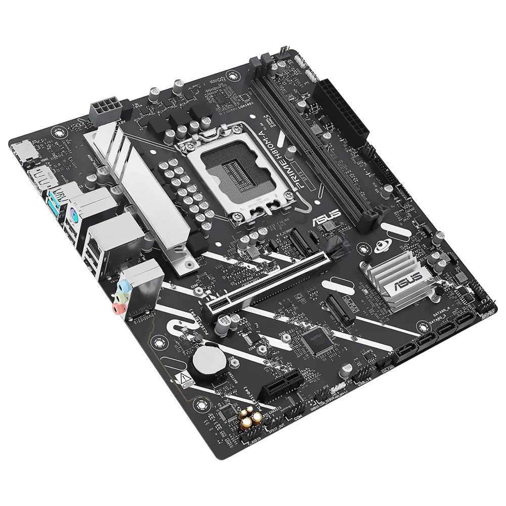 Imagem 3 de 3 do produto Placa Mãe Asus Prime H810m-a Socket LGA  1851 Ddr5 Micro Atx 2x Dimm 3200mhz Suporte A 10ª E 11ª Geração Intel