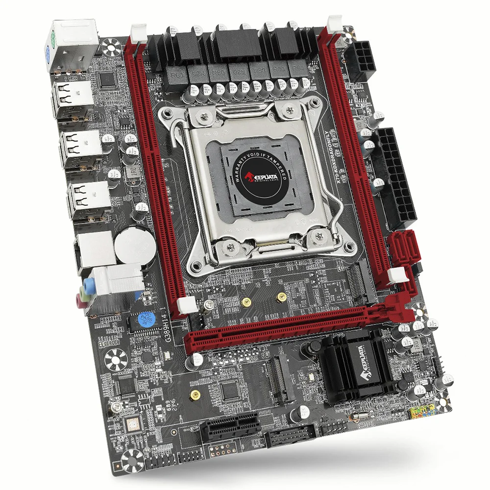 Imagem 3 de 3 do produto Placa Mãe Keepdata X79-kdxdragonfly Socket LGA  2011 Ddr3 Atx 4 Slots Memória Suporte Crossfire Sli