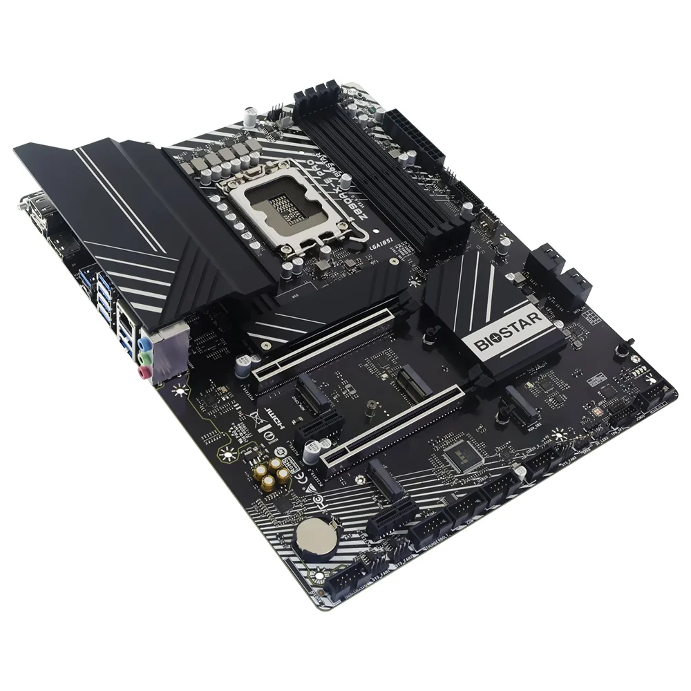Imagem 3 de 3 do produto Placa Mãe Biostar Z890ax-e Pro Socket LGA  1851 Ddr5 Atx 4xdimm PCie 5.0 Usb 3.2 Gen 2 RGB Gamer