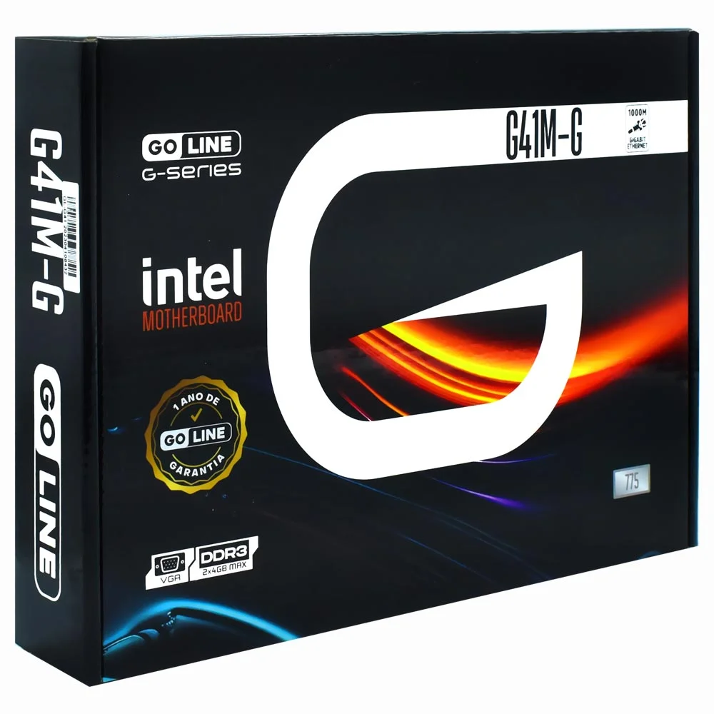 Imagem 2 de 3 do produto Placa Mãe Goline Gl-g41m-g Socket LGA  775 / Vga / Ddr3