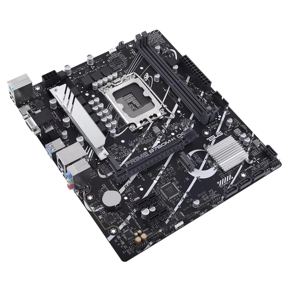 Imagem 3 de 3 do produto Placa Mãe Asus Prime B760m-k D4 Socket LGA  1700 / Vga / Ddr4