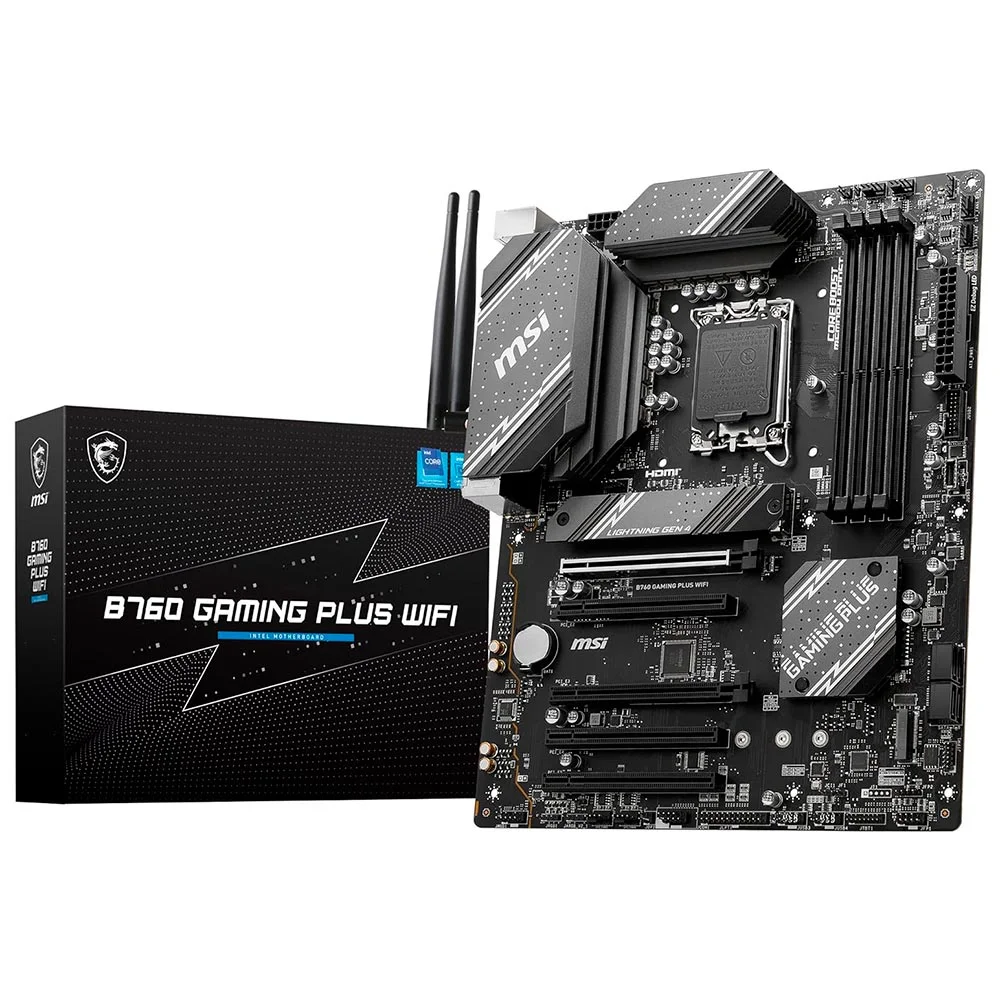 Placa Mãe Msi B760 Gaming Plus Wi-fi Socket LGA 1700 / Ddr5