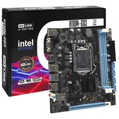 Placa Mãe Goline Gl-h110m-gd3 Socket LGA  1151 / Vga / Ddr3