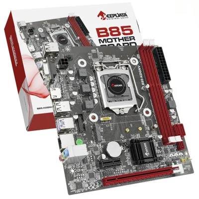 Placa Mãe Keepdata B85-kdgnv Socket LGA 1150 Vga Ddr3 32gb Suporte Intel 4ª Geração Chipset B85 Atx