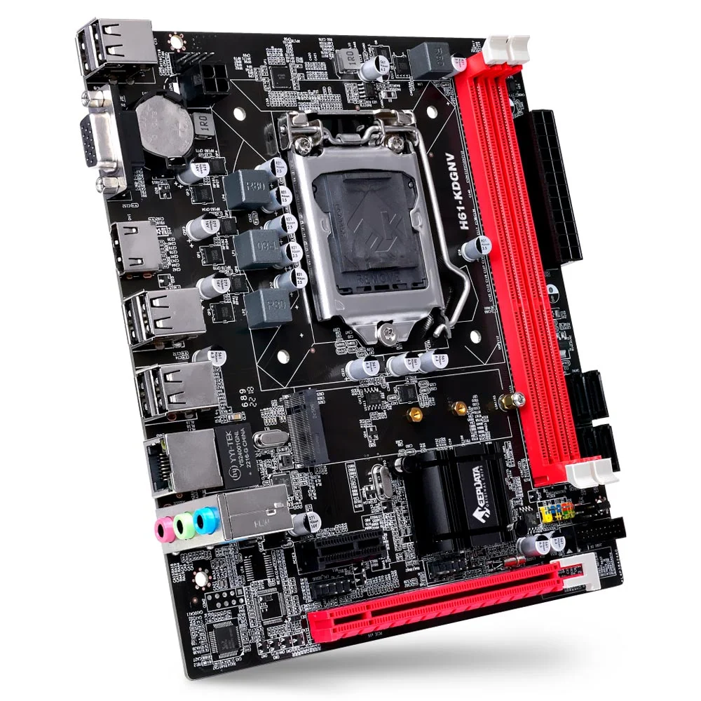 Imagem 3 de 3 do produto Placa Mãe Keepdata H61-kdgnv Socket LGA  1155 / Vga / Ddr3