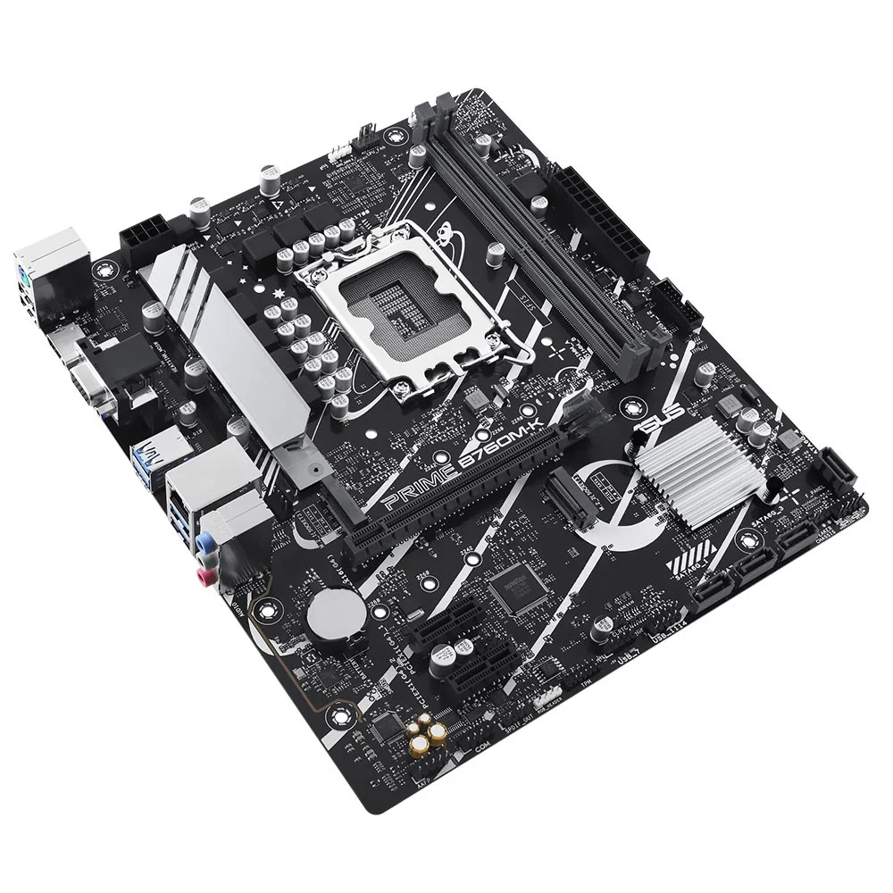 Imagem 3 de 3 do produto Placa Mãe Asus Prime B760m-k Socket LGA  1700 / Vga / Ddr5