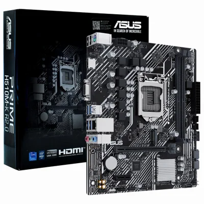 Placa Mãe Asus Prime H510m-k R2.0 Socket LGA 1200 / Vga / Ddr4