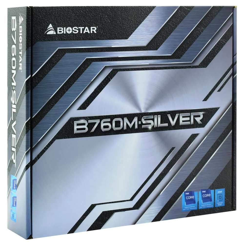 Imagem 2 de 3 do produto Placa Mãe Biostar B760m-silver Socket LGA  1700 / Ddr5