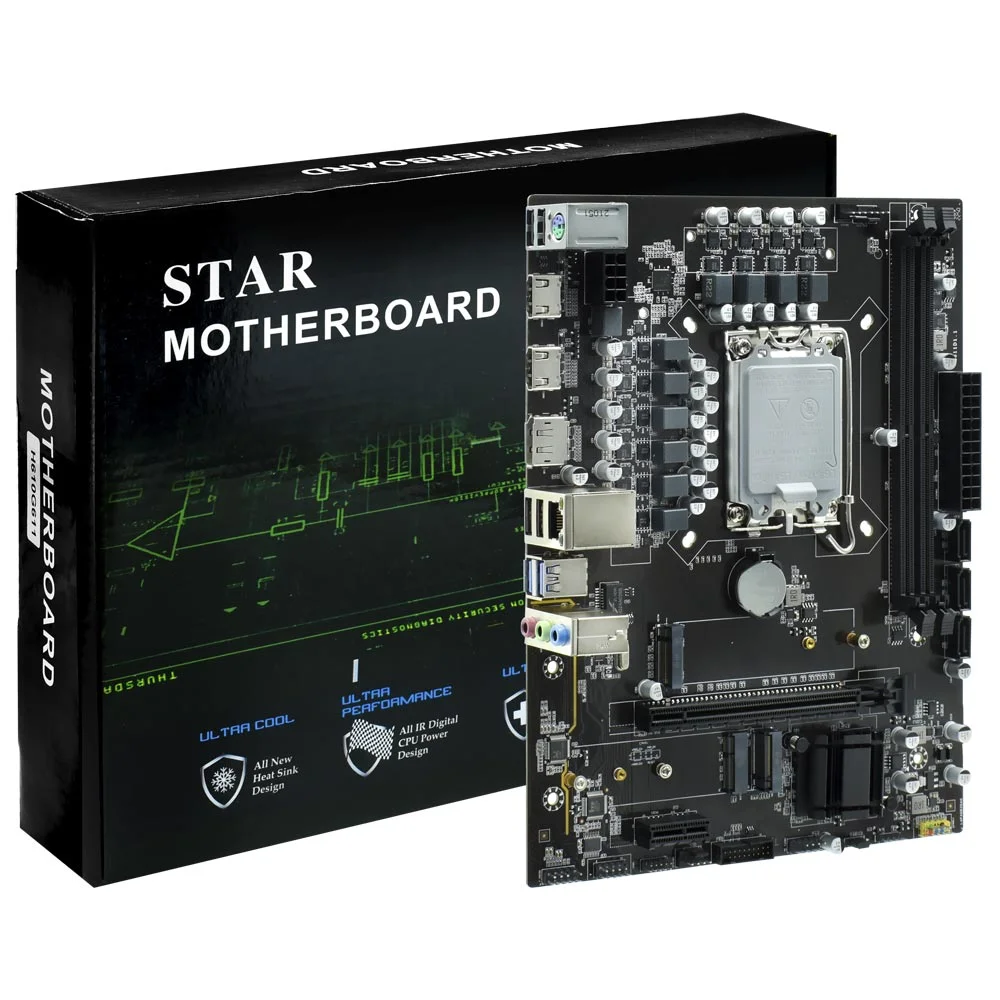 Placa Mãe Star H610 Socket LGA 1700 / Ddr4