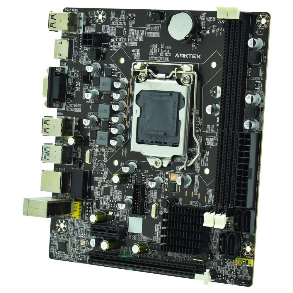 Imagem 3 de 3 do produto Placa Mãe Arktek Ak-b75m El Socket LGA  1155 / Vga / Ddr3