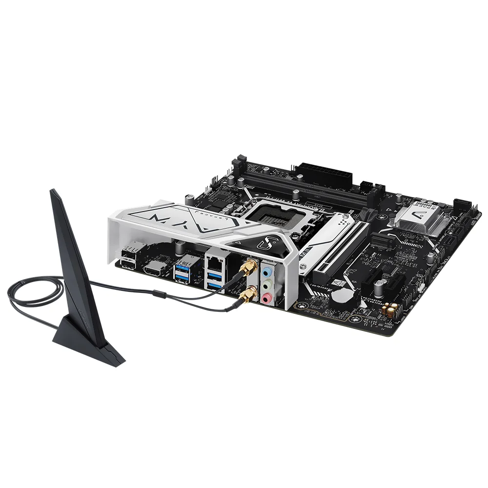 Imagem 3 de 3 do produto Placa Mãe Asus B760m-ayw Wi-fi Ii LGA  1700 Ddr5 Micro Atx Wi-fi 6 Bluetooth 5.2 4x Sata 3 4x Usb 3.2 Gen 2