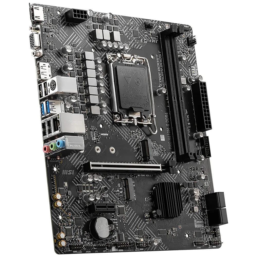 Imagem 3 de 3 do produto Placa Mãe Msi Pro H610m-g Ddr4 Socket LGA  1700 / Vga / Ddr4