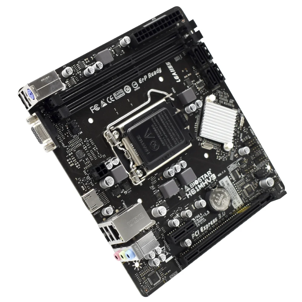 Imagem 3 de 3 do produto Placa Mãe Biostar H61mhv3 Socket LGA  1155 / Vga / Ddr3