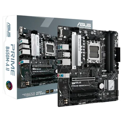 Placa Mãe Asus Prime B650m-a Ii Socket Am5 / Vga / Ddr5