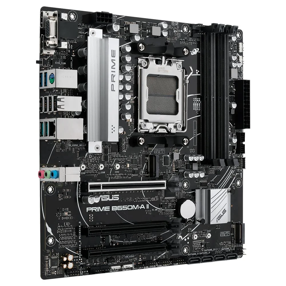 Imagem 3 de 3 do produto Placa Mãe Asus Prime B650m-a Ii Socket Am5 / Vga / Ddr5