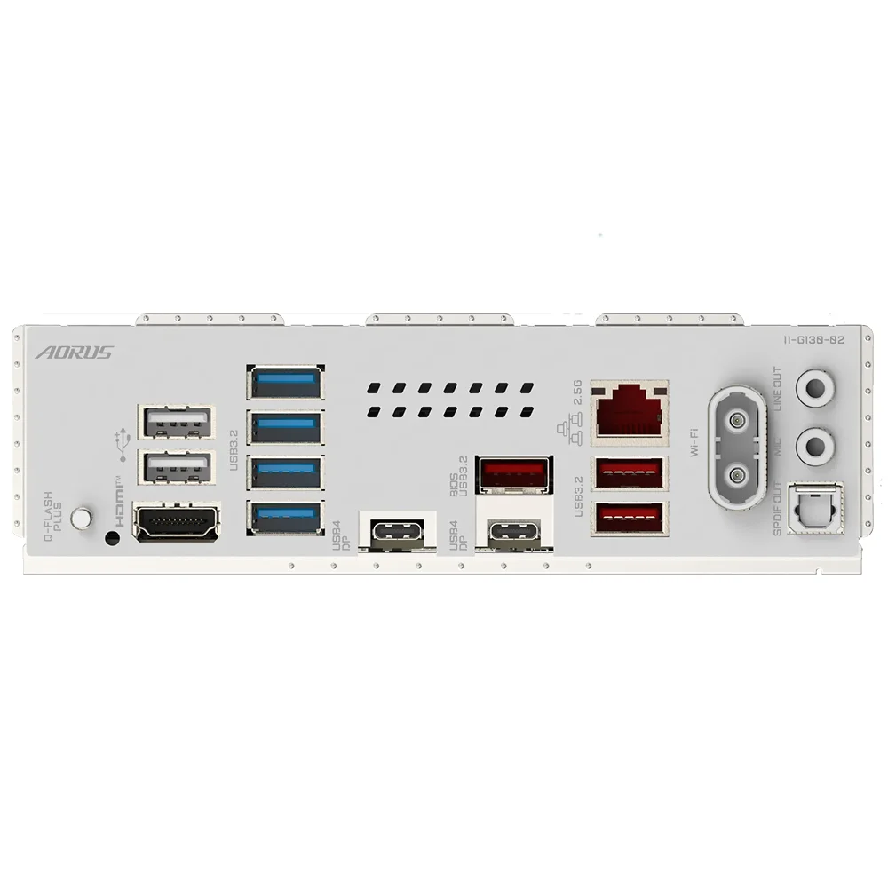 Placa Mãe Gigabyte X870e Aorus Pro Ice Socket Am5 Ddr5 Atx PCie 5.0 RGB Wi-fi 6e M.2 4 Slots Usb 3.2 Gen 2