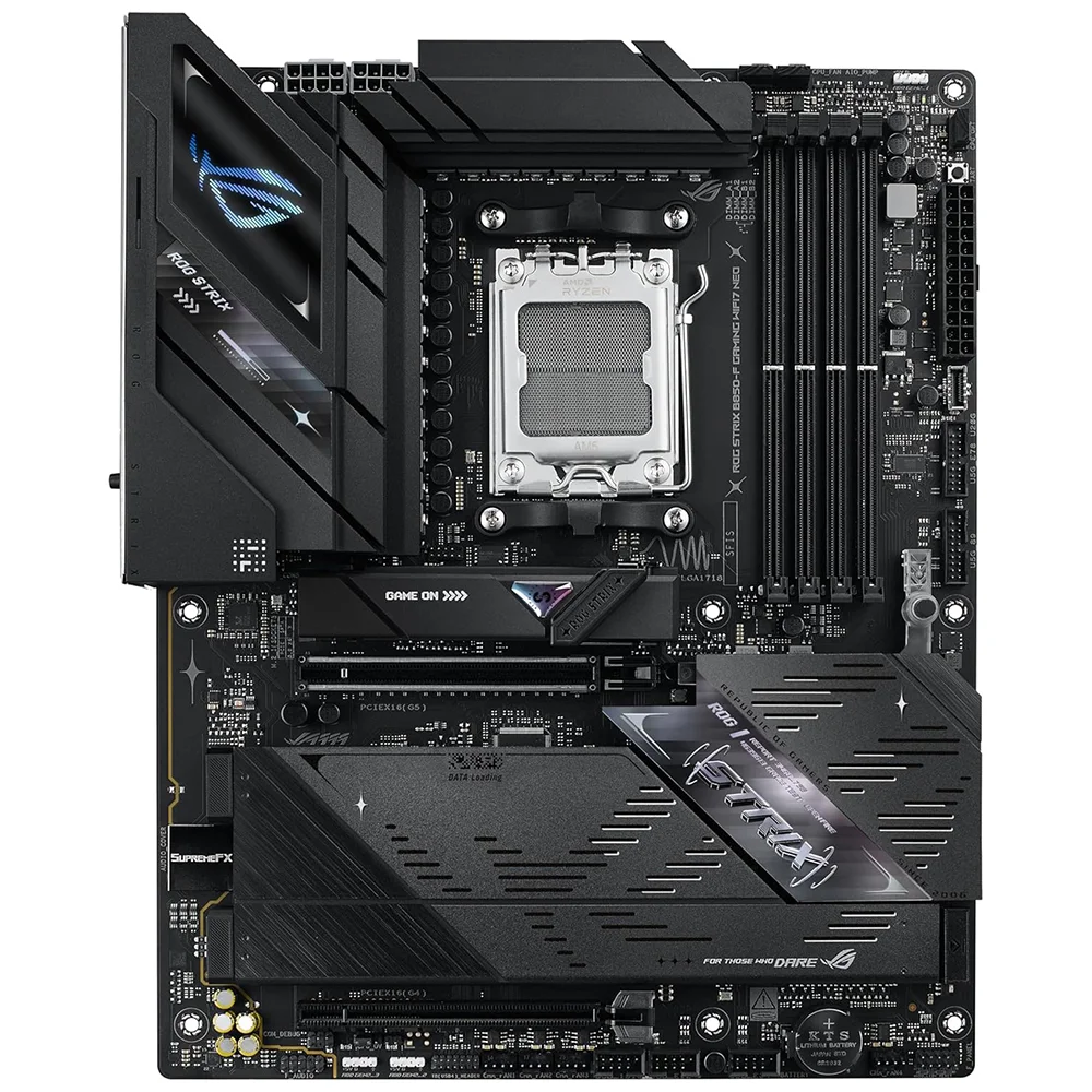 Imagem 2 de 3 do produto Placa Mãe Asus Rog Strix B850-f Gaming Wi-fi 7 Neo Socket Am5 Ddr5 Atx RGB 4xdimm PCie 5.0 High-end Gamer