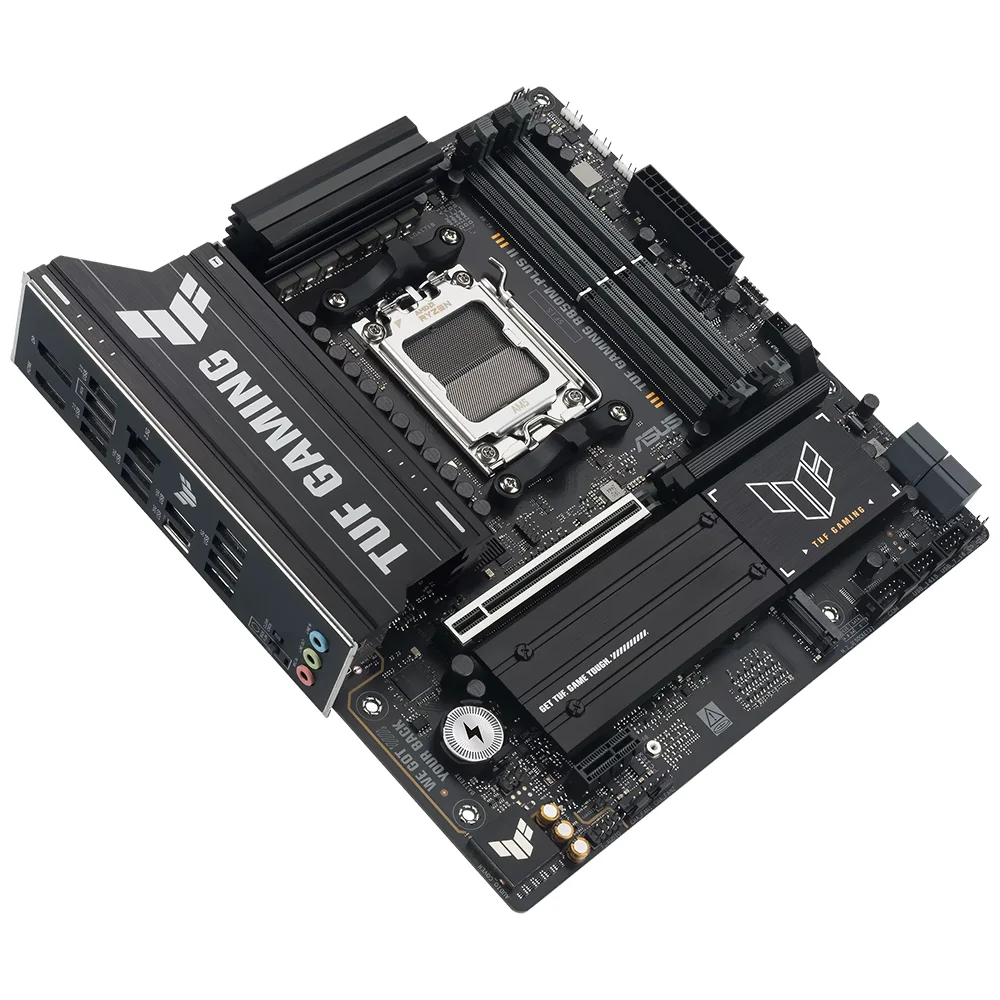 Imagem 3 de 3 do produto Placa Mãe Asus Tuf Gaming B850m-plus Ii Socket Am5 Ddr5 Micro Atx PCie 5.0 Gaming Alta Performance RGB