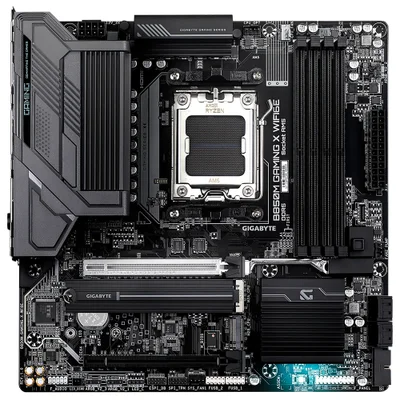 Placa Mãe Gigabyte B850m Gaming X Wi-fi 6e Socket Am5 Ddr5 Micro Atx RGB 4 Slots Memória Gamer
