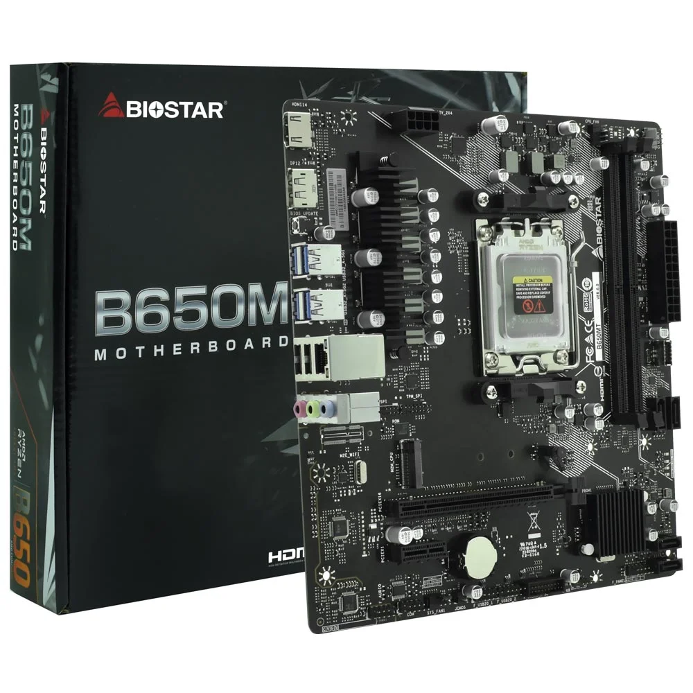 Placa Mãe Biostar B650mt Socket Am5 / Ddr5
