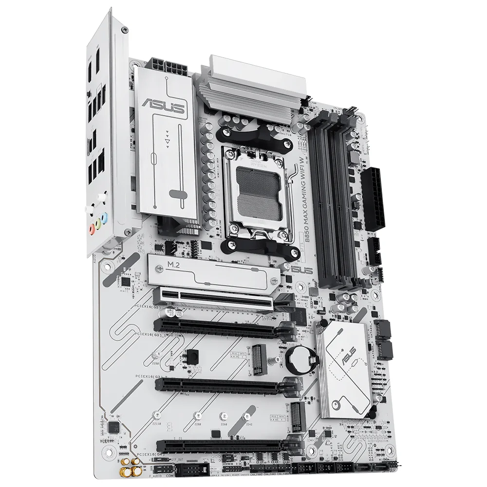 Imagem 2 de 3 do produto Placa Mãe Asus B850 Max Gaming Wi-fi W Socket Am5 Ddr5 Atx Bluetooth 5.2 PCie 5.0 RGB M.2 4 Slots Ram