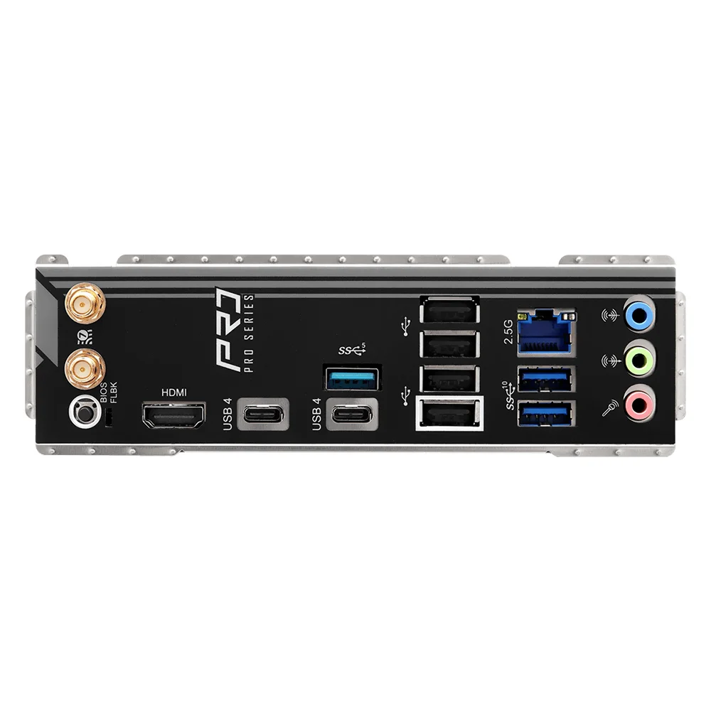 Imagem 3 de 3 do produto Placa Mãe Asrock X870 Pro-a Wi-fi Socket Am5 Ddr5 Atx Bluetooth 5.2 PCie 5.0 4 Slots Ram RGB