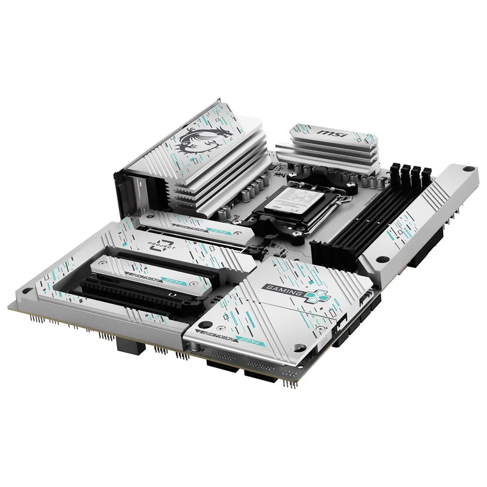 Imagem 2 de 3 do produto Placa Mãe Msi B850 Gaming Plus Wi-fi Pz Socket Am5 Ddr5 Atx Bluetooth 5.2 4x Dimm Usb 3.2 Gen 2