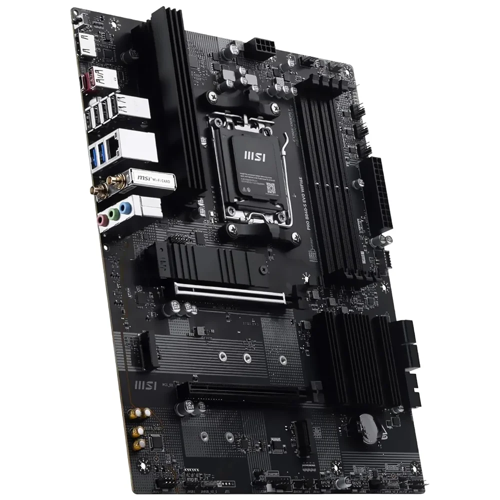Imagem 3 de 3 do produto Placa Mãe Msi Pro B840-s Evo Wi-fi 6e Socket Am5 Ddr5 Atx 4x Dimm PCie 5.0 RGB Otimizada Para Gaming