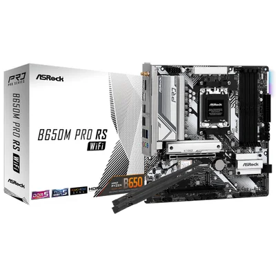 Placa Mãe Asrock B650m Pro Rs Wi-fi Socket Am5 / Ddr5