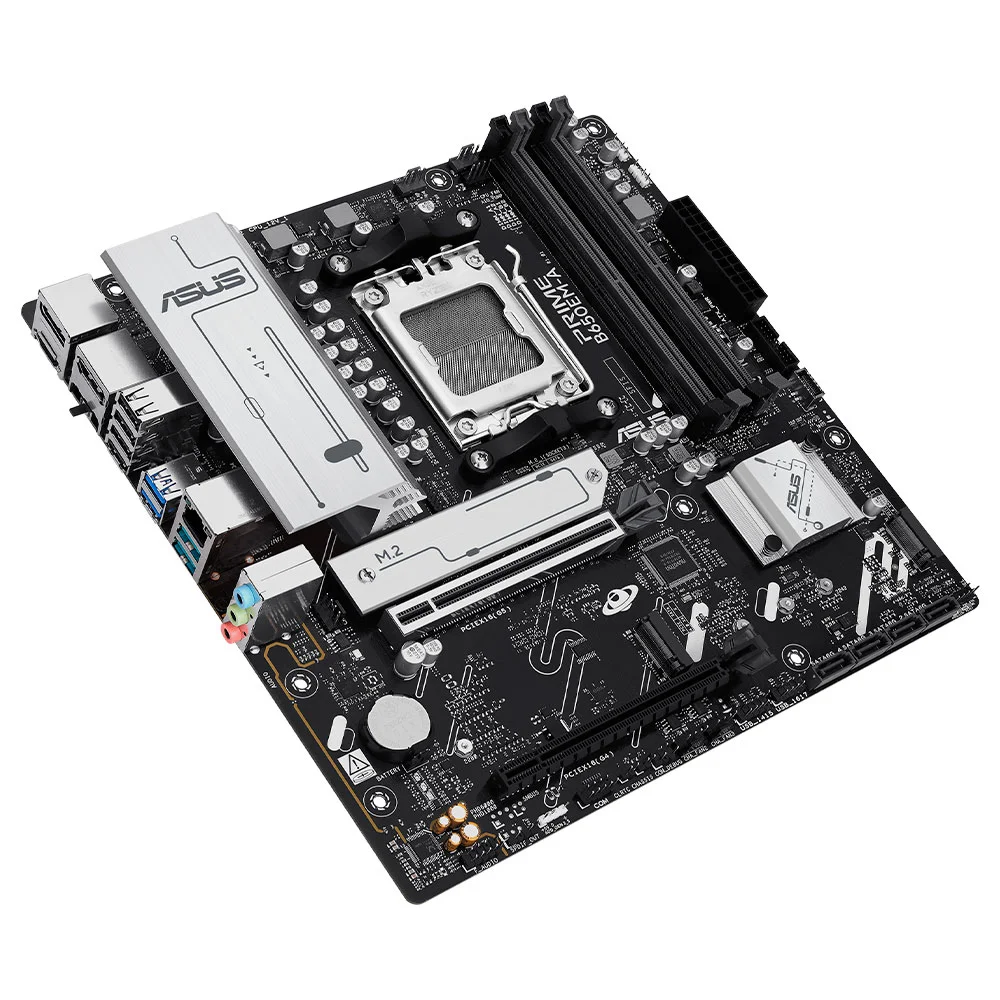 Imagem 3 de 3 do produto Placa Mãe Asus Prime B650em-a Socket Am5 Ddr5 Atx PCie 5.0 Usb 3.2 Gen 2 Wi-fi 6 Bluetooth 5.2 RGB