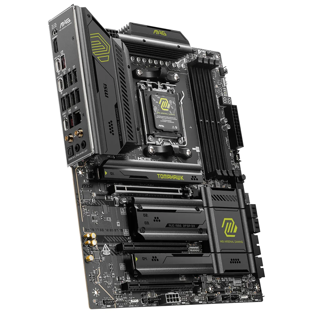 Imagem 3 de 3 do produto Placa Mãe Msi Mag X870e Tomahawk Wi-fi Socket Am5 Ddr5 Atx Bluetooth 5.2 PCie 5.0 RGB Gamer