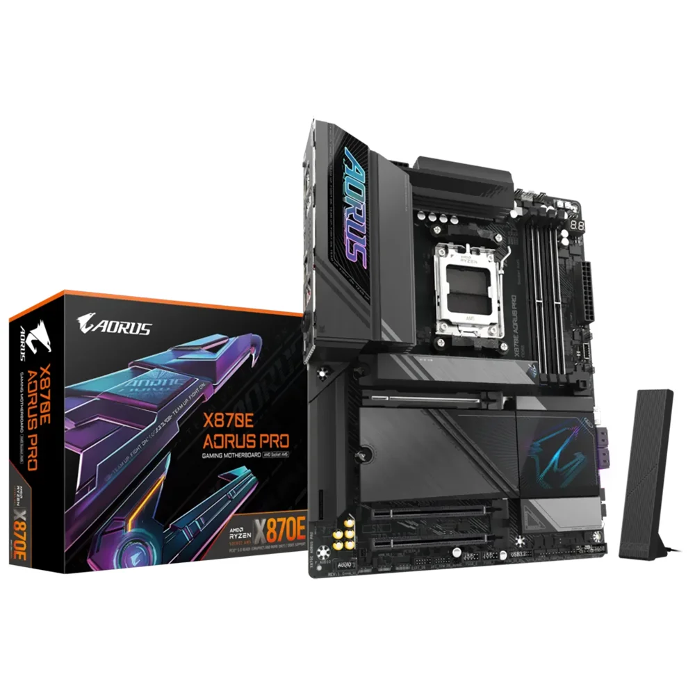 Placa Mãe Gigabyte X870e Aorus Pro Socket Am5 Ddr5 Atx Wi-fi 6e PCie 5.0 RGB 4xdimm 128GB