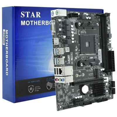 Placa Mãe Star A520 Socket Am4 Ddr4 Atx 4x Sata 6gb/s 2x M.2 PCie 3.0 Usb 3.2 Gen 1 Gamer
