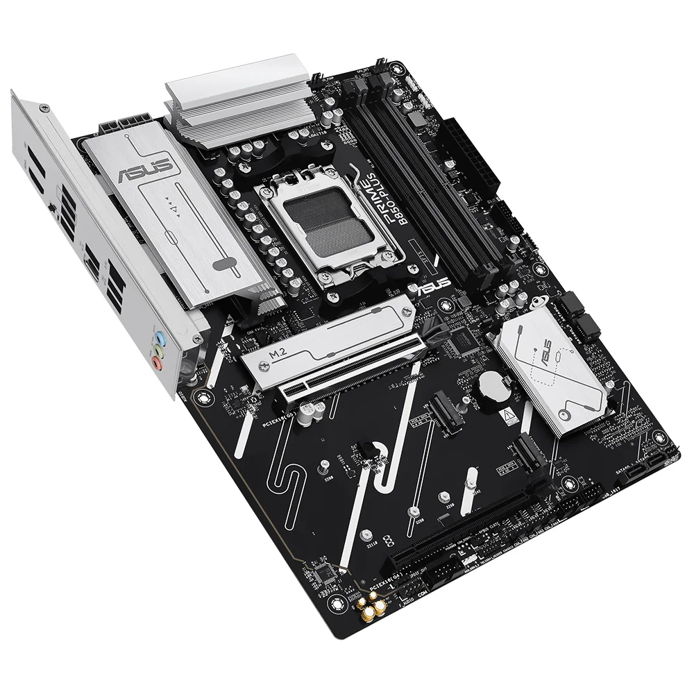 Imagem 2 de 3 do produto Placa Mãe Asus Prime B850-plus Socket Am5 Ddr5 Atx 4xDDR5 128GB PCie 5.0 Usb 3.2 Gen 2 HDMI 2.1