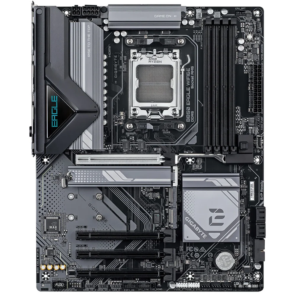 Imagem 2 de 3 do produto Placa Mãe Gigabyte B850 Eagle Wi-fi 6e Socket Am5 Ddr5 Atx Bluetooth 5.2 PCie 5.0 RGB 4x Dimm