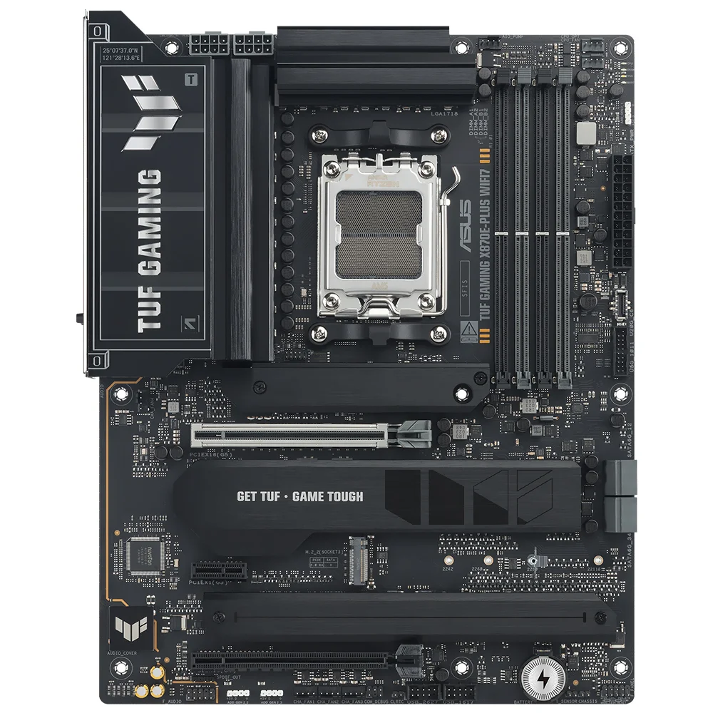 Imagem 2 de 3 do produto Placa Mãe Asus Tuf Gaming X870e-plus Wi-fi 7 Socket Am5 Ddr5 Atx RGB PCie 5.0 Mu-mimo 4x M.2