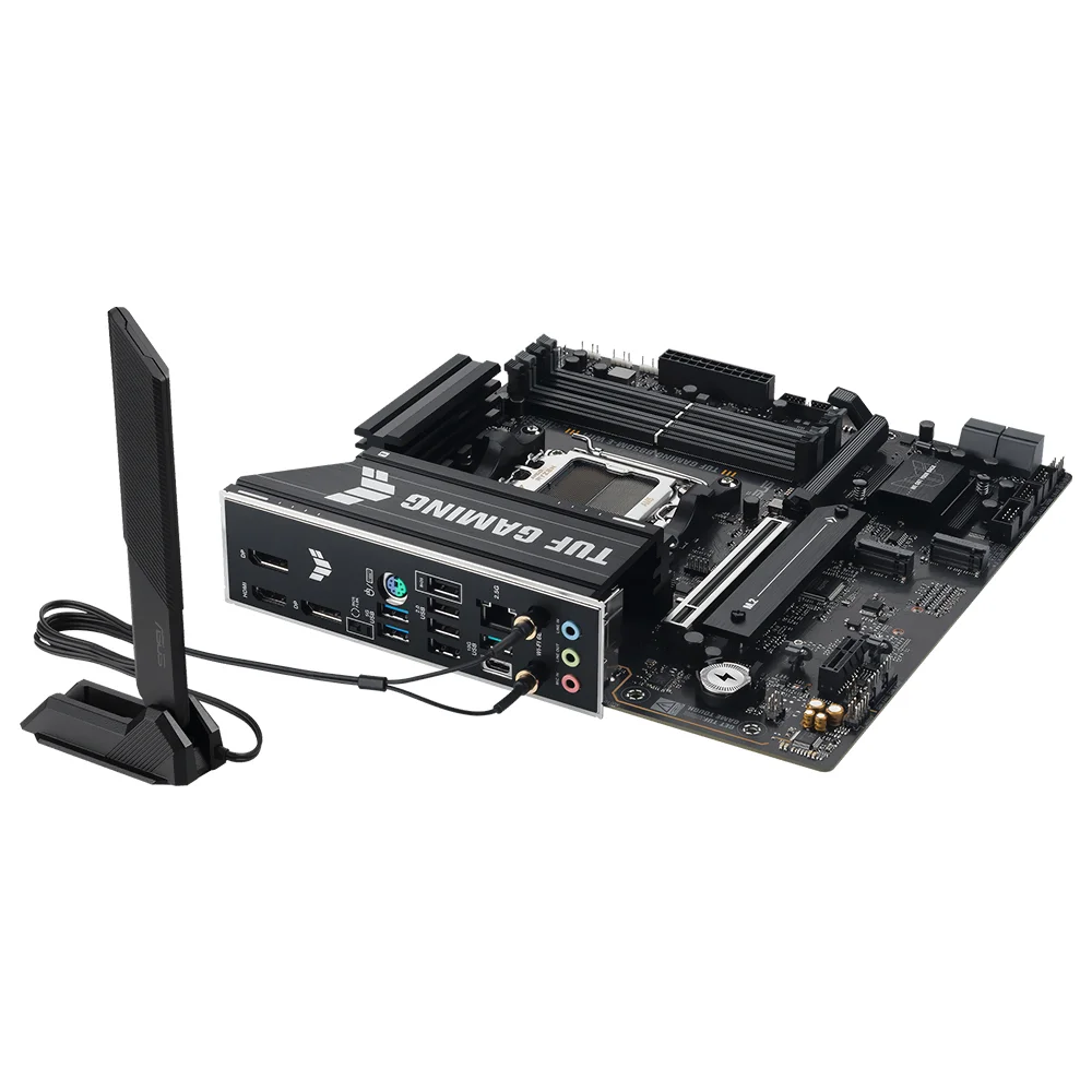 Imagem 3 de 3 do produto Placa Mãe Asus Tuf Gaming B850m-e Wi-fi Socket Am5 Ddr5 Micro Atx 4x Dimm 128GB PCie 5.0 RGB Gamer
