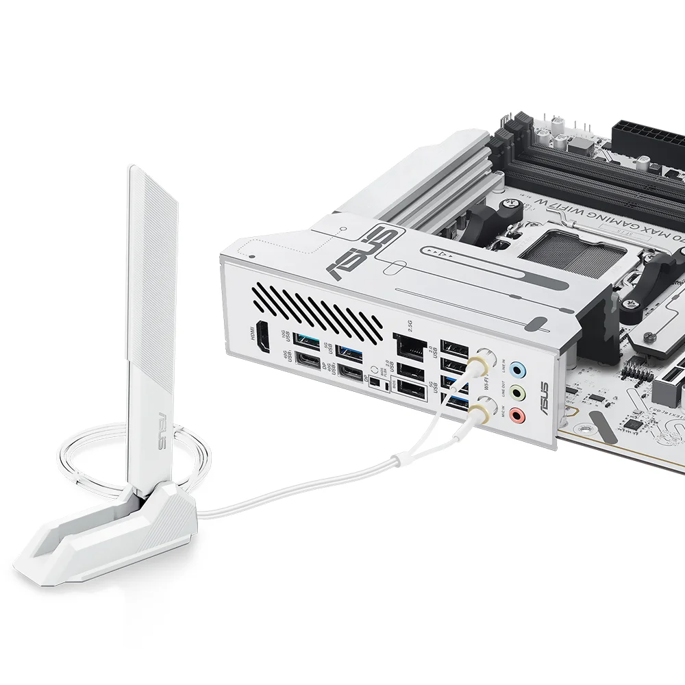 Imagem 3 de 3 do produto Placa Mãe Asus X870 Max Gaming Wi-fi 7 Socket Am5 Ddr5 Atx 4x M.2 PCie 5.0 RGB Overclocking