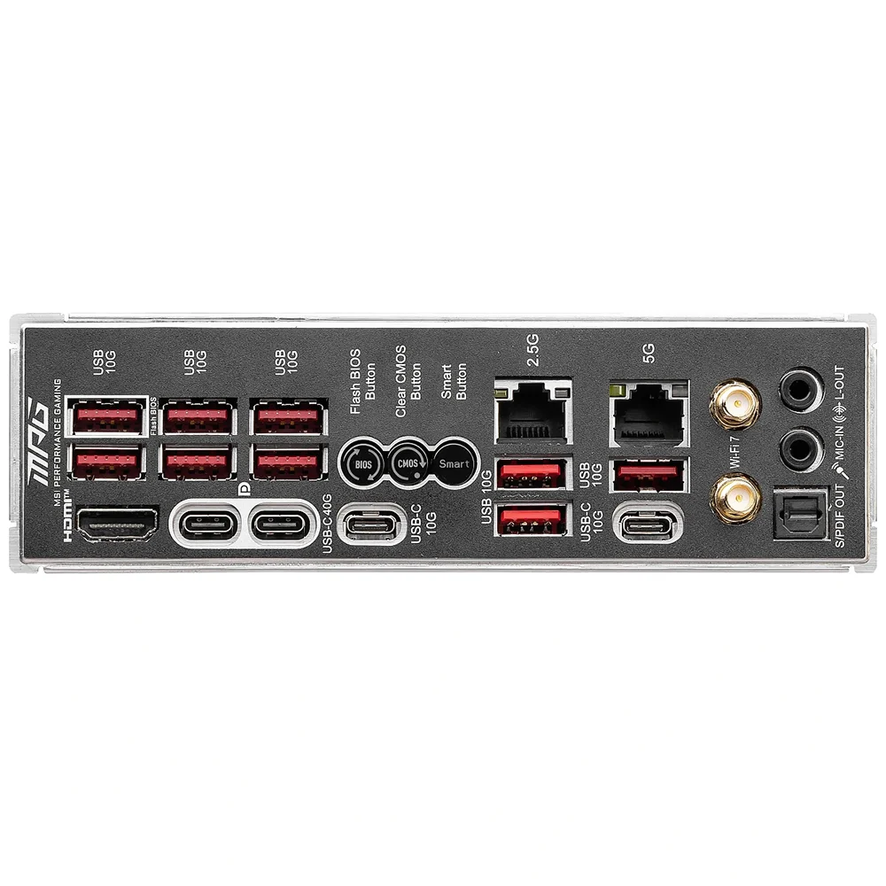 Imagem 3 de 3 do produto Placa Mãe Msi Mpg X870e Carbon Wi-fi Socket Am5 Ddr5 Atx Wi-fi 6e Bluetooth 5.2 RGB 4 Slots Memória 128GB