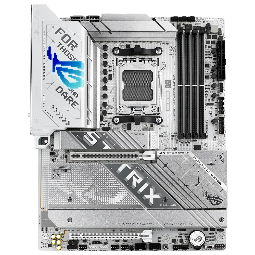 Imagem 3 de 3 do produto Placa Mãe Asus Rog Strix X870-a Gaming Wi-fi Socket Am5 Ddr5 Atx RGB PCie 5.0 4x M.2 Usb 3.2 Gen 2