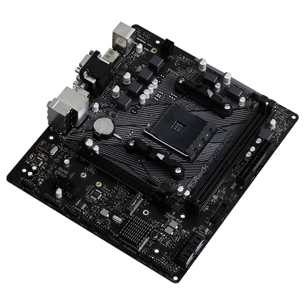 Imagem 3 de 3 do produto Placa Mãe Asrock B550m-hdv Socket Am4 / Vga / Ddr4