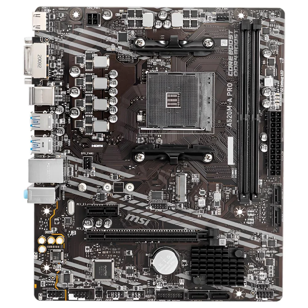 Imagem 3 de 3 do produto Placa Mãe Msi A520m-a Pro Socket Am4 / Ddr4