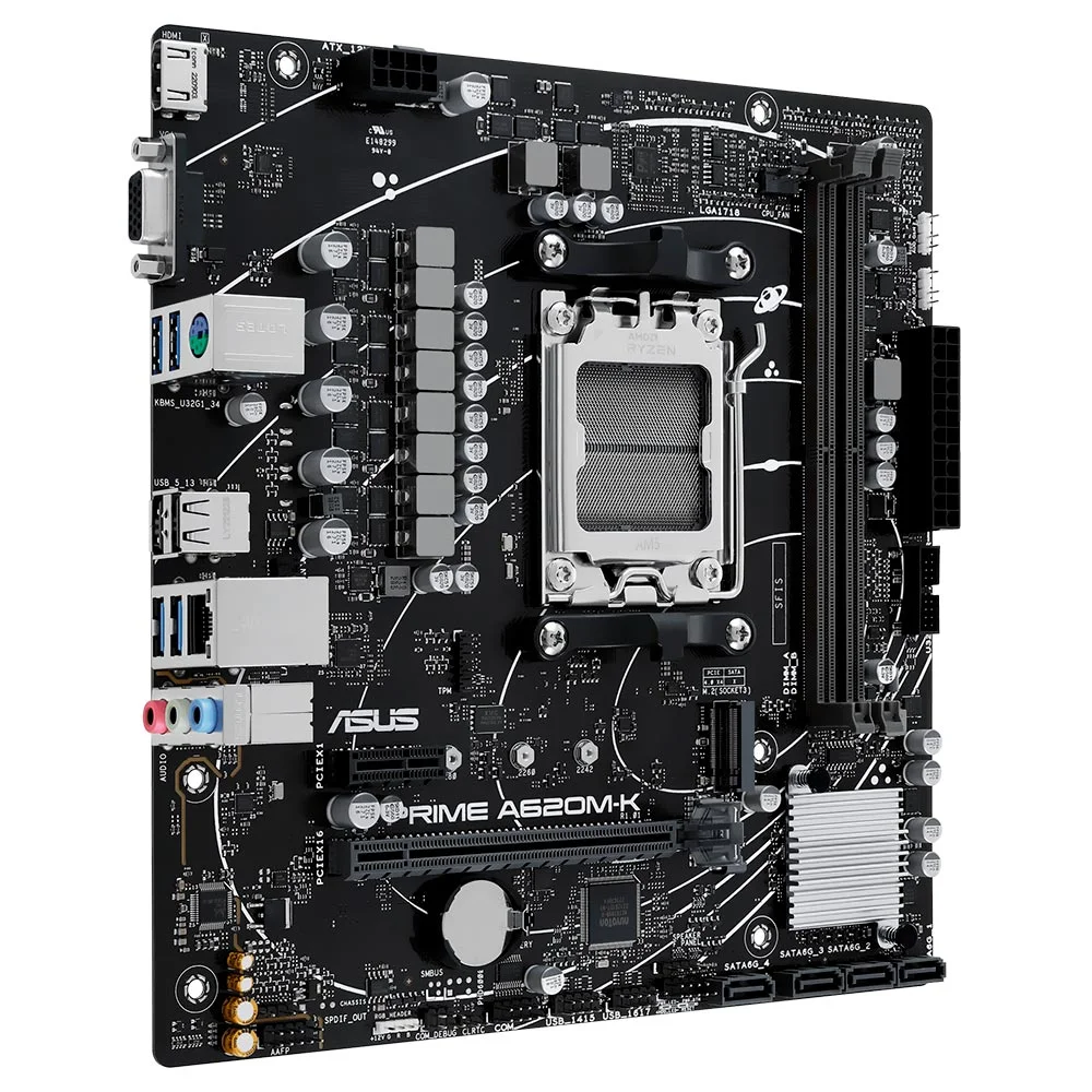 Imagem 2 de 3 do produto Placa Mãe Asus Prime A620m-k Socket Am5 / Vga / Ddr5