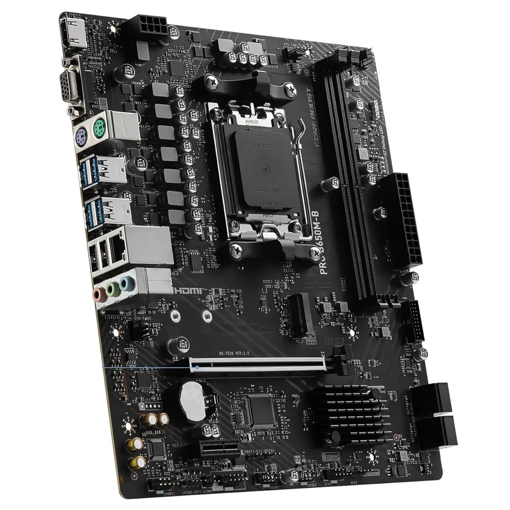 Imagem 3 de 3 do produto Placa Mãe Msi Pro B650m-b Socket Am5 / Vga / Ddr5
