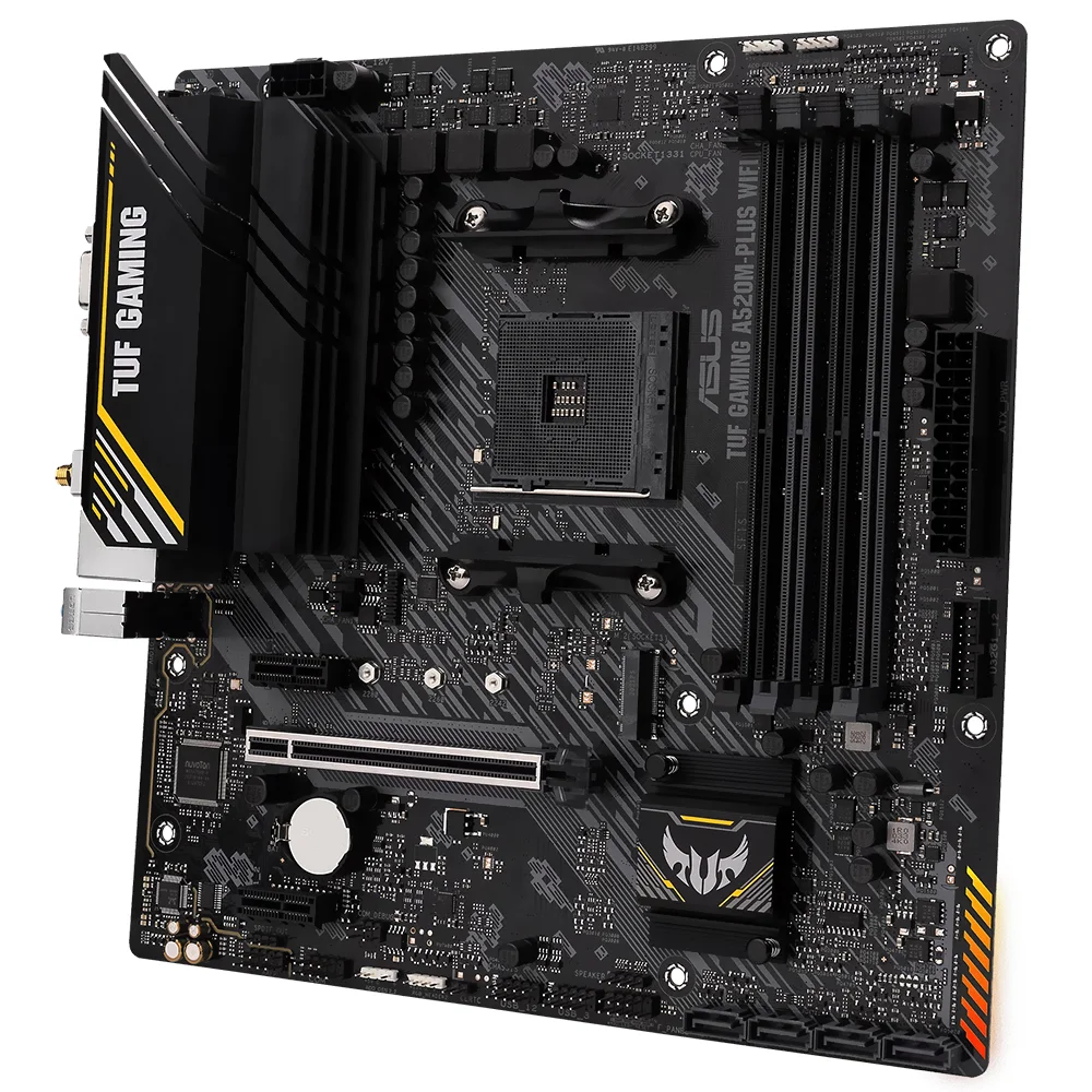 Imagem 3 de 3 do produto Placa Mãe Asus Tuf Gaming A520m-plus Wi-fi Socket Am4 / Vga / Ddr4